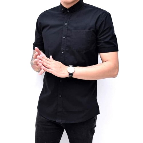 Detail Gambar Baju Atasan Pria Warna Hitam Nomer 5