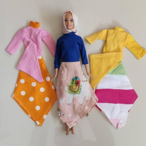 Detail Gambar Baju Barbie Muslim Nomer 3