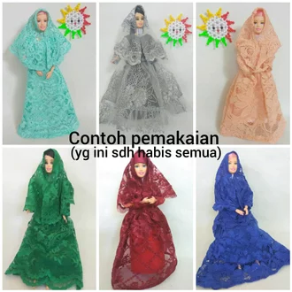 Detail Gambar Baju Barbie Muslim Nomer 19