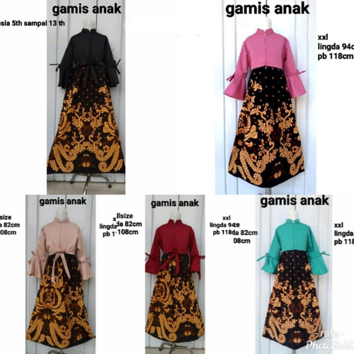 Detail Gambar Baju Batik Anak Perempuan Modern Nomer 36