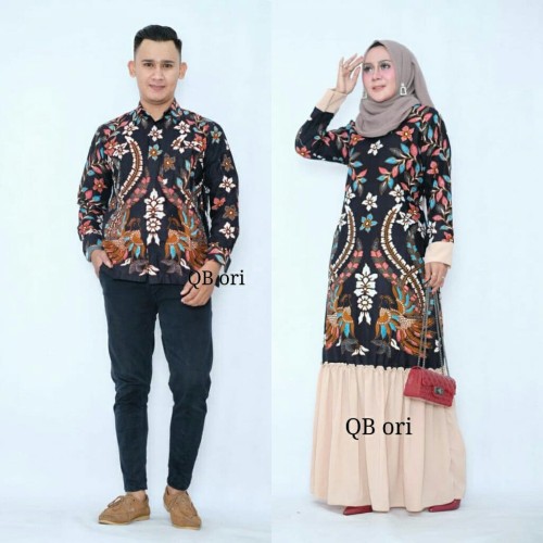 Detail Gambar Baju Batik Gamis Nomer 30