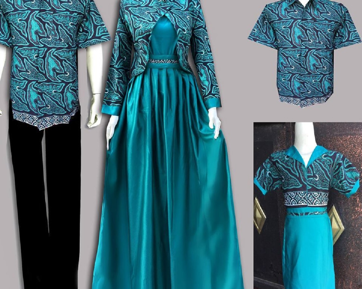 Detail Gambar Baju Batik Gamis Nomer 49