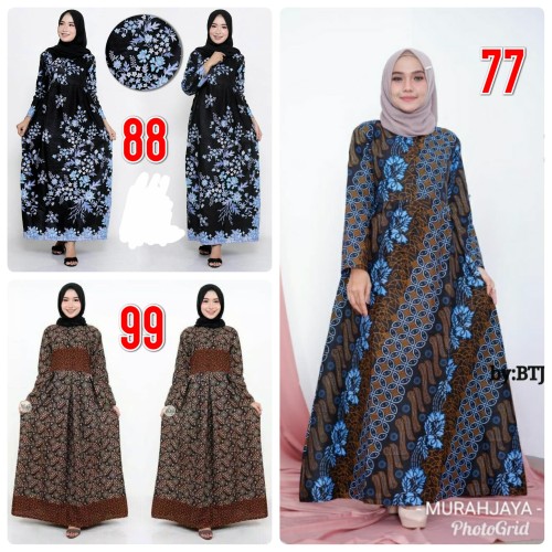 Detail Gambar Baju Batik Gamis Nomer 50