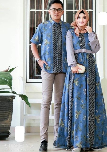 Detail Gambar Baju Batik Kombinasi Polos Nomer 12