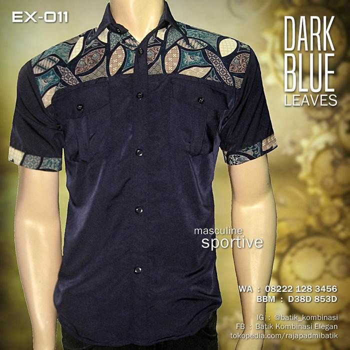 Detail Gambar Baju Batik Kombinasi Polos Nomer 28