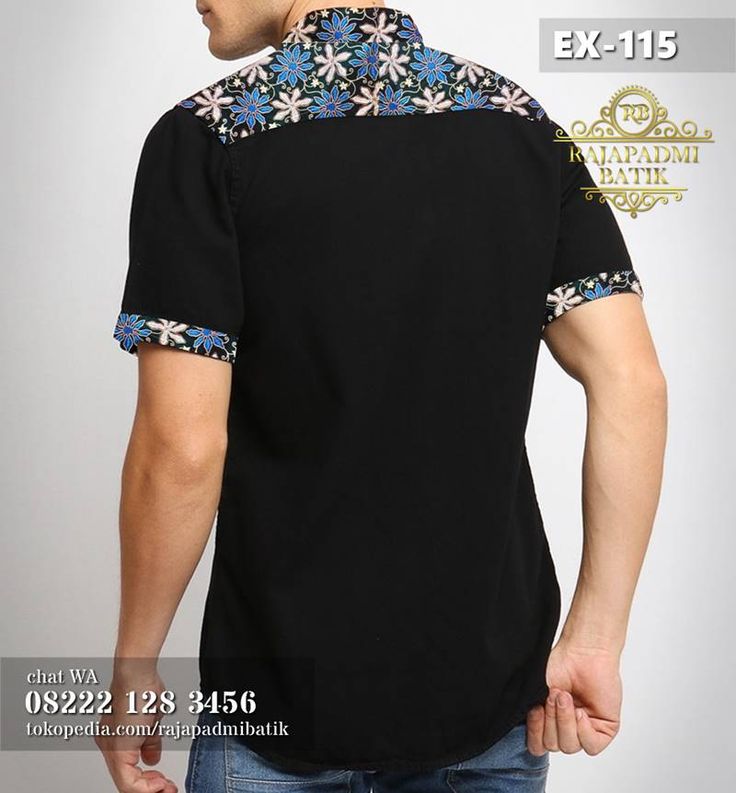 Detail Gambar Baju Batik Kombinasi Polos Nomer 33