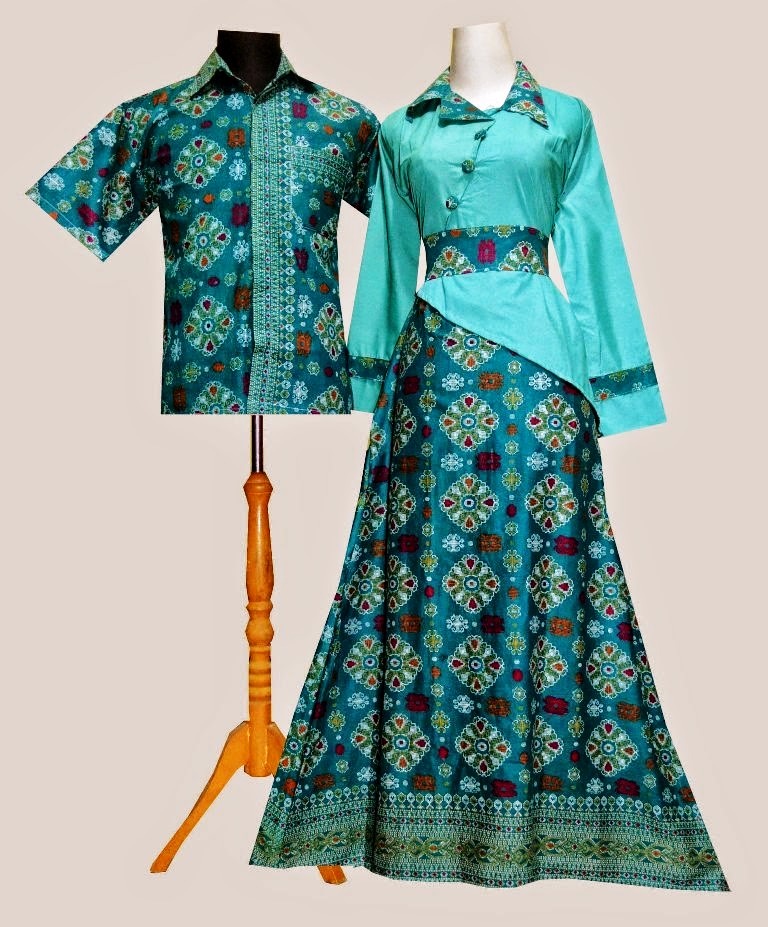 Detail Gambar Baju Batik Kombinasi Polos Nomer 10