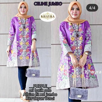 Detail Gambar Baju Batik Lengan Panjang Wanita Nomer 50