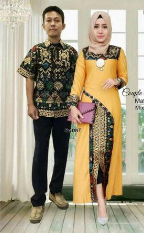 Download Gambar Baju Batik Pesta Modern Nomer 27
