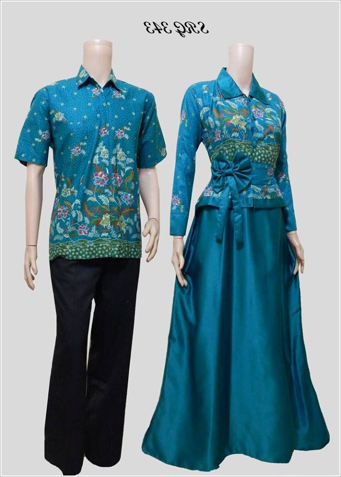 Detail Gambar Baju Batik Terbaru 2017 Nomer 27