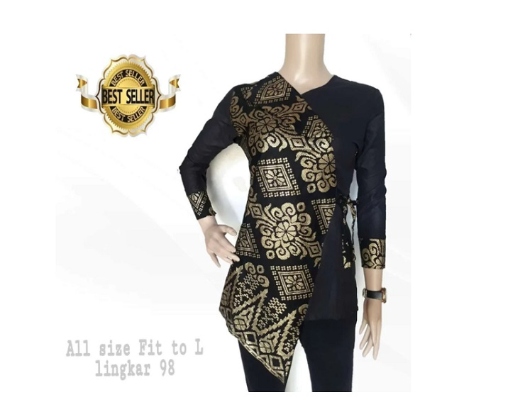 Detail Gambar Baju Batik Wanita Resmi Nomer 29