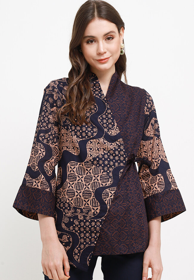 Detail Gambar Baju Batik Wanita Resmi Nomer 31