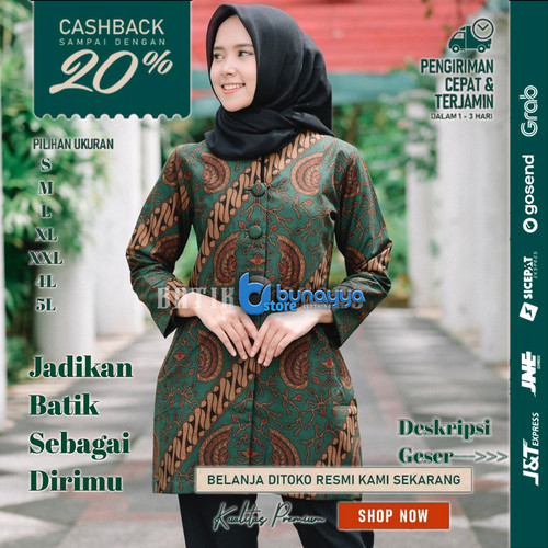 Detail Gambar Baju Batik Wanita Resmi Nomer 55