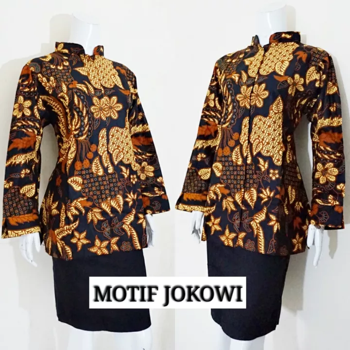 Detail Gambar Baju Batik Wanita Resmi Nomer 57