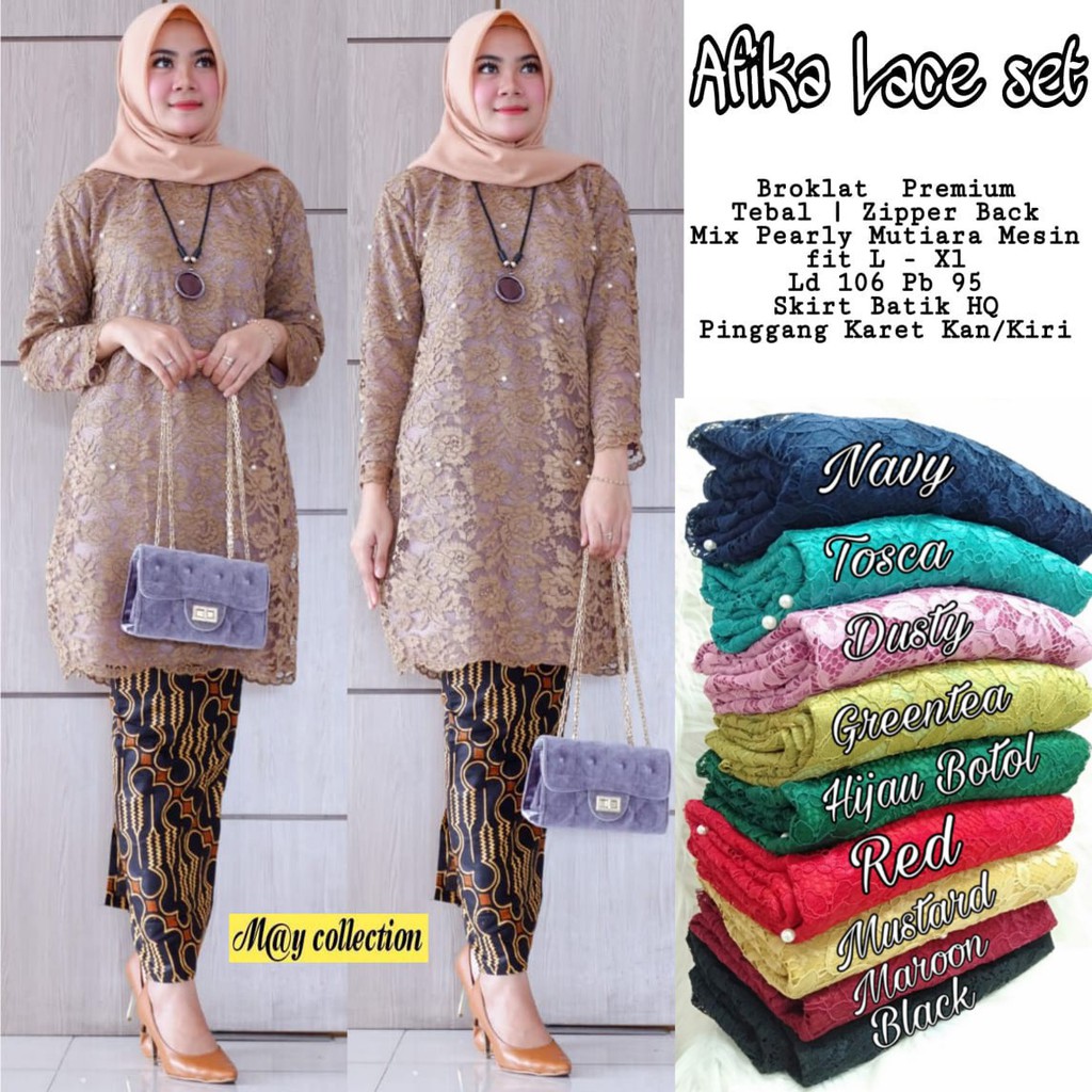 Detail Gambar Baju Brokat Atasan Nomer 11