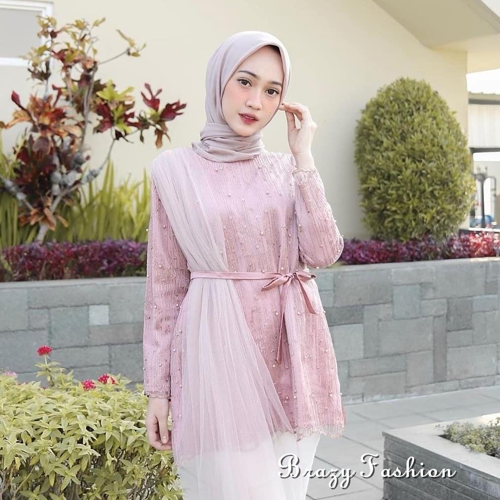 Detail Gambar Baju Brokat Atasan Nomer 38
