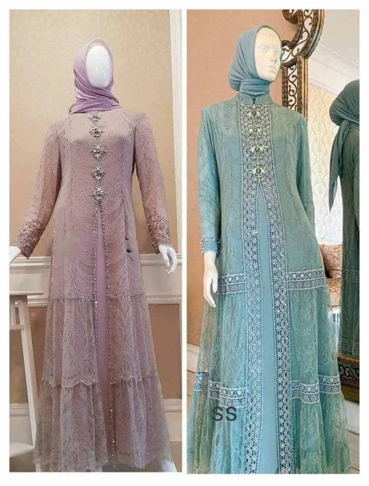 Detail Gambar Baju Brokat Muslim Nomer 17