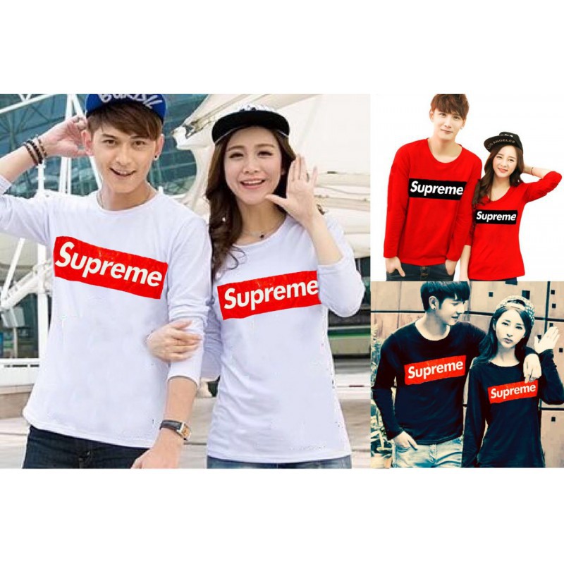 Gambar Baju Couple Supreme - KibrisPDR
