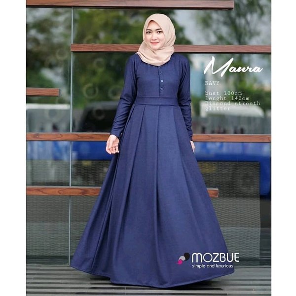 Detail Gambar Baju Dress Muslimah Nomer 14