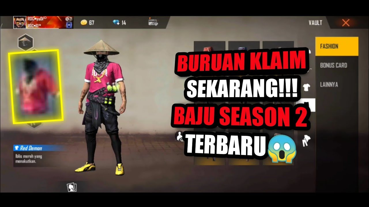 Detail Gambar Baju Ff Season 2 Nomer 9