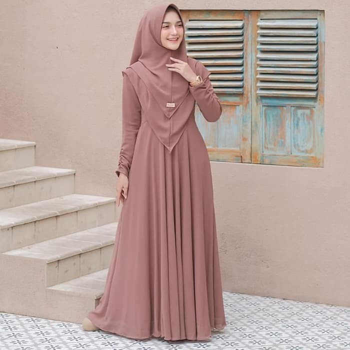 Detail Gambar Baju Gamis 2020 Nomer 2