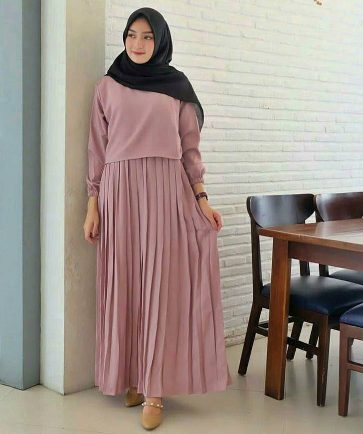 Detail Gambar Baju Gamis 2020 Nomer 28