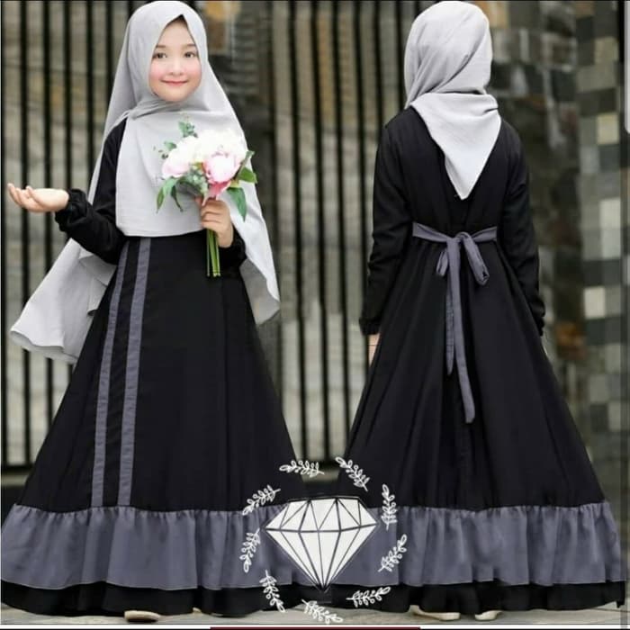 Detail Gambar Baju Gamis Anak Nomer 11