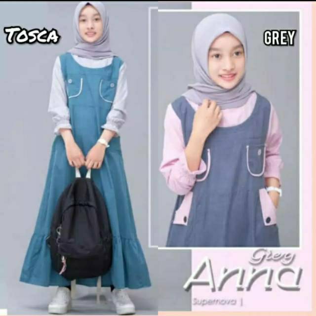 Detail Gambar Baju Gamis Anak Nomer 20