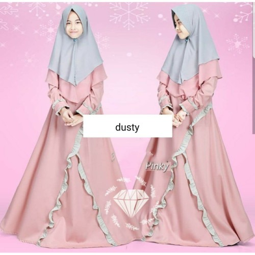 Detail Gambar Baju Gamis Anak Nomer 3