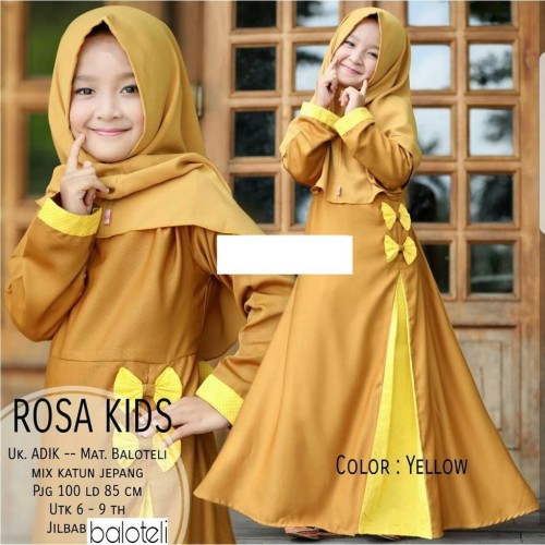 Detail Gambar Baju Gamis Anak Nomer 22
