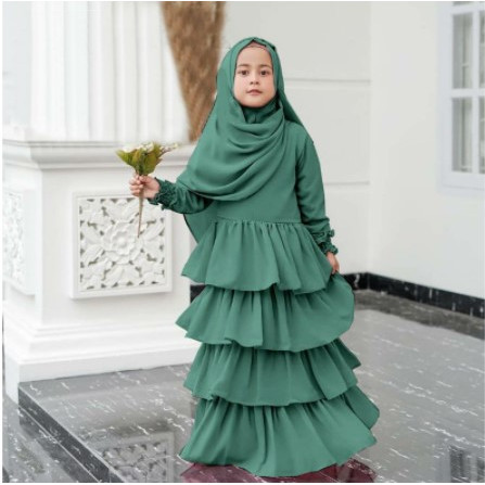 Detail Gambar Baju Gamis Anak Nomer 24