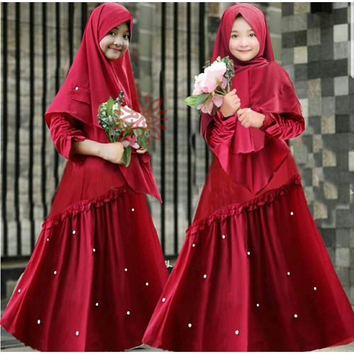 Detail Gambar Baju Gamis Anak Nomer 32