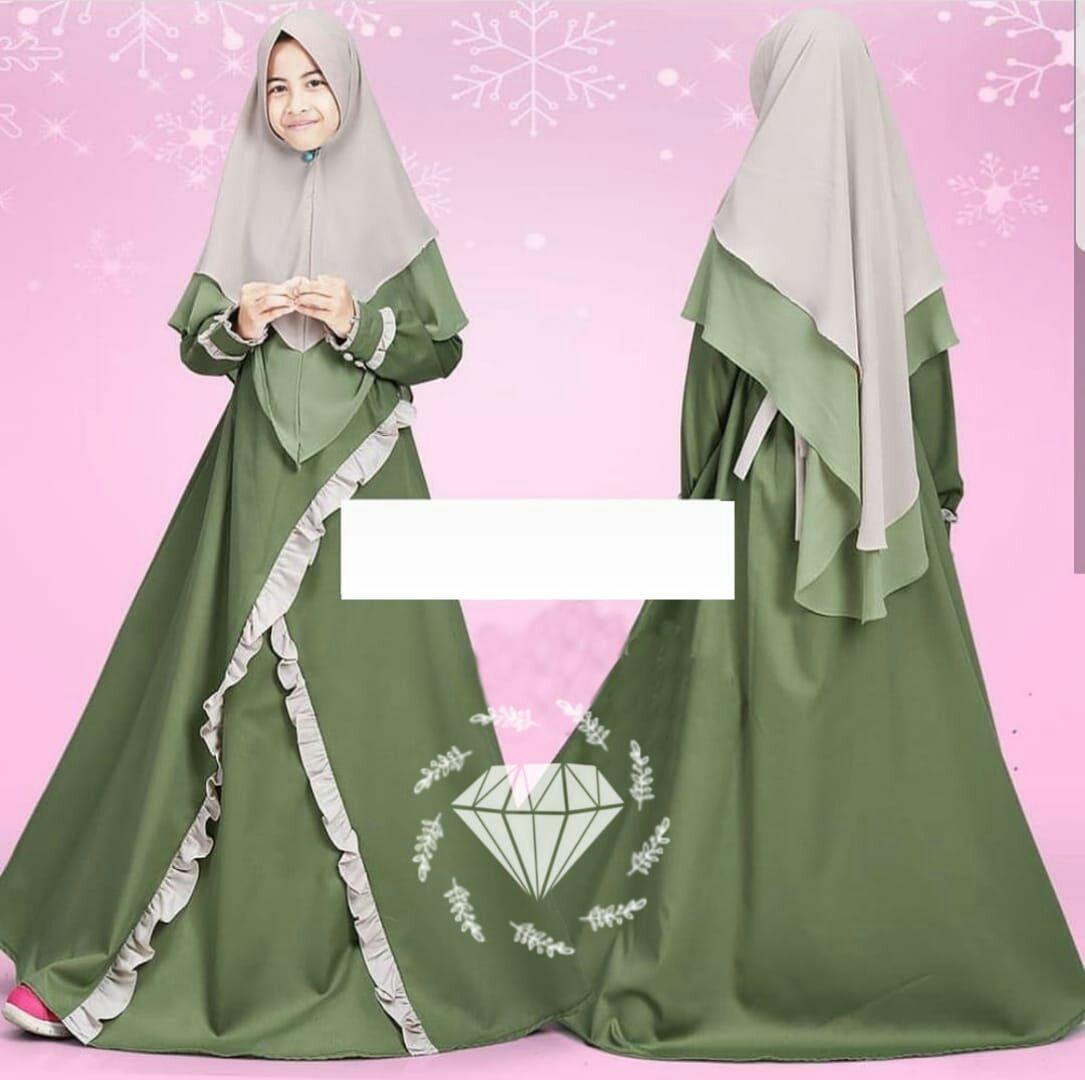 Detail Gambar Baju Gamis Anak Nomer 34