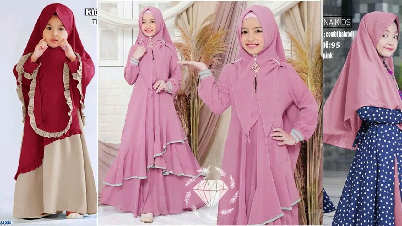 Detail Gambar Baju Gamis Anak Nomer 5
