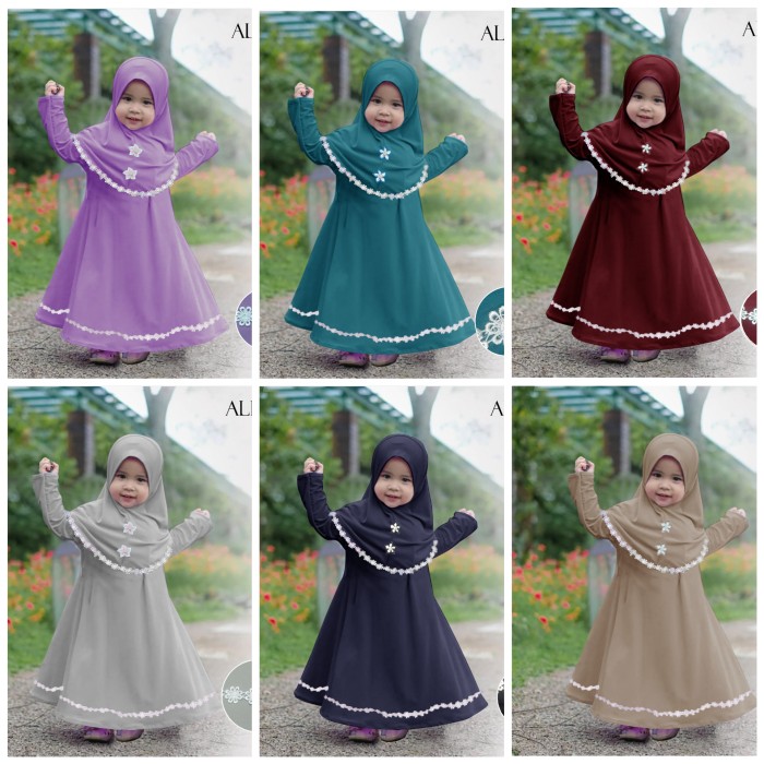 Detail Gambar Baju Gamis Anak Nomer 42