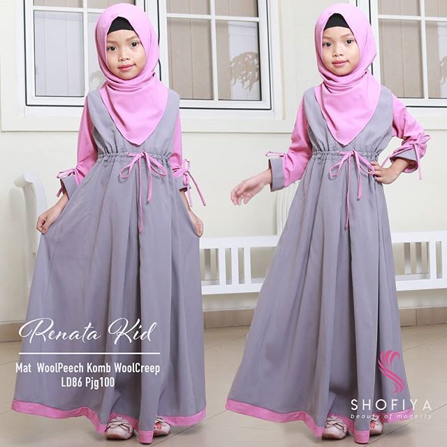 Detail Gambar Baju Gamis Anak Nomer 46
