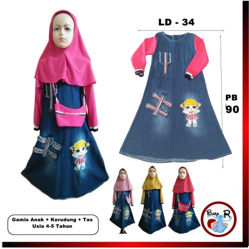 Detail Gambar Baju Gamis Anak Nomer 53