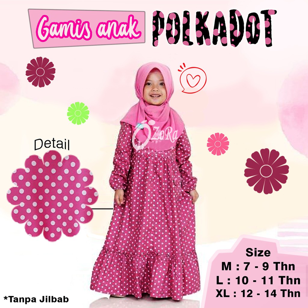 Detail Gambar Baju Gamis Anak Nomer 55
