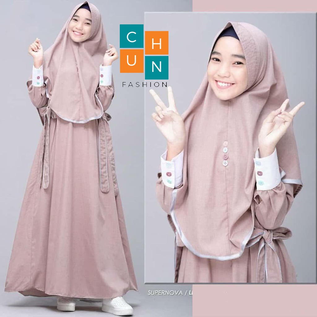Detail Gambar Baju Gamis Anak Nomer 10