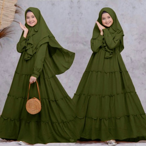 Detail Gambar Baju Gamis Anak Perempuan Nomer 22