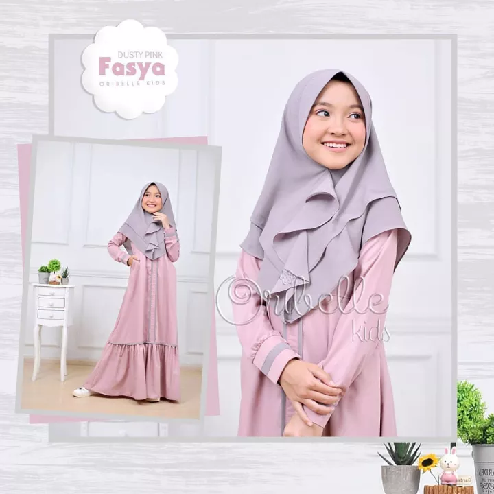 Detail Gambar Baju Gamis Anak Perempuan Nomer 37