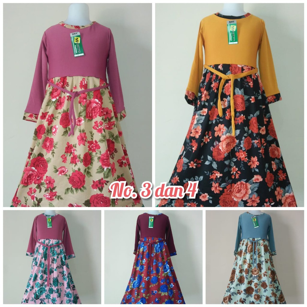 Detail Gambar Baju Gamis Anak Perempuan Nomer 52