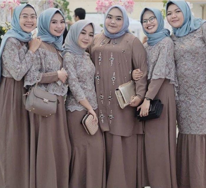 Detail Gambar Baju Gamis Brokat 2019 Nomer 2