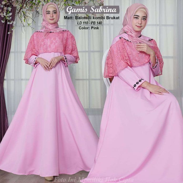 Detail Gambar Baju Gamis Brokat 2019 Nomer 31