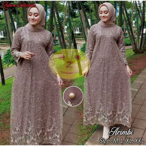 Detail Gambar Baju Gamis Brokat Nomer 26