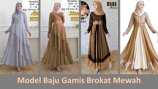 Detail Gambar Baju Gamis Brokat Modern Nomer 48