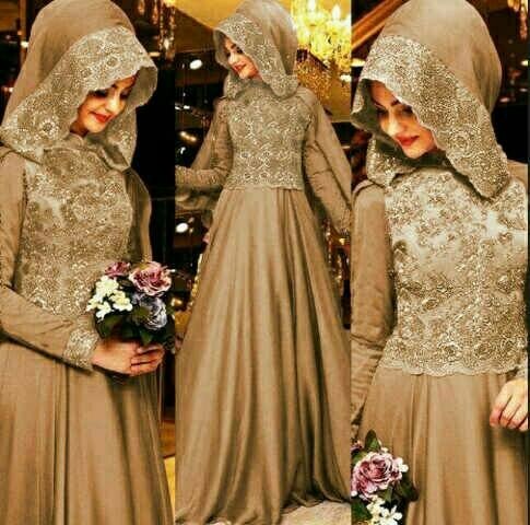 Detail Gambar Baju Gamis Pesta 2017 Nomer 44