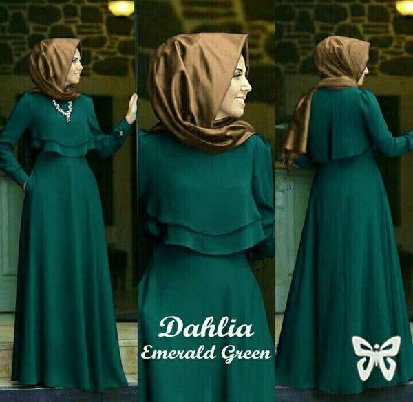 Detail Gambar Baju Gamis Pesta 2017 Nomer 50