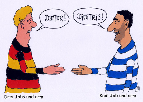 Detail Arm Und Reich Karikatur Nomer 3