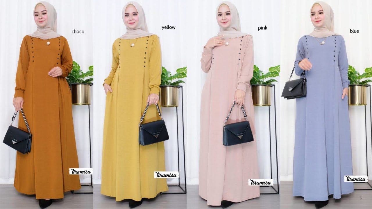 Detail Gambar Baju Gamis Polos Nomer 14